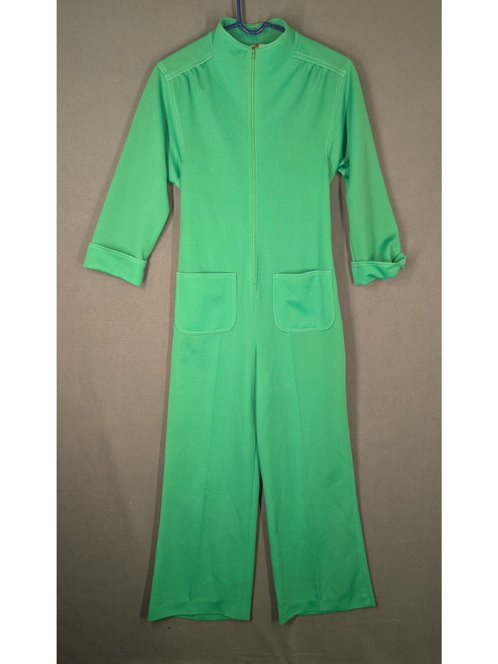 Kiva Ltd Jumpsuit Romper XS/S Green Zip Up Tie Waist